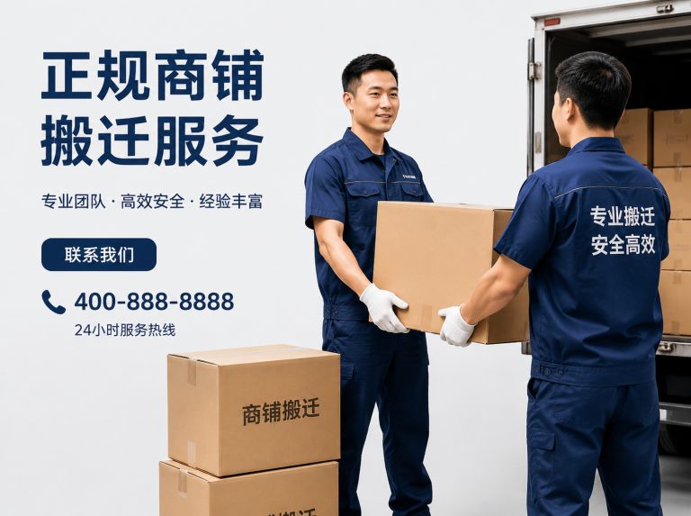 正规商铺门店搬迁服务